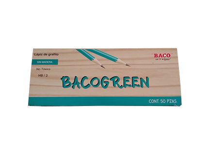 Lapiz baco verde c/50