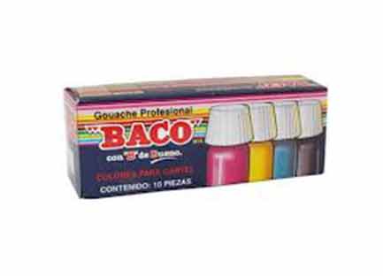 Pintura baco p/cartel 20ml rosa mexicano #59 c/10