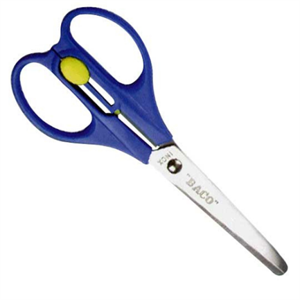 Tijeras baco t-16 hogar/oficina 18.5cms mango plastico
