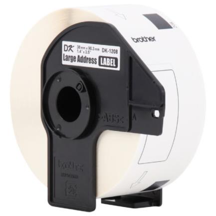 Etiqueta Brother Precortada Blanca 38mmx90.3mm 400 Etiquetas
