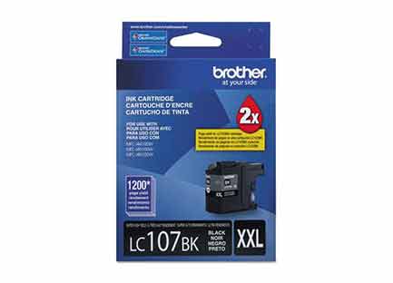 Tinta brother lc107bk negro 1200 pag