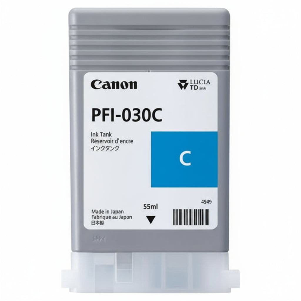 Tinta Canon PFI-030 Color Cian