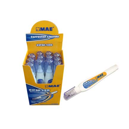 Corrector mae tipo pluma 8 ml c/12