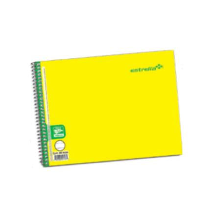 Cuaderno estrella italiana doble raya 100hjs