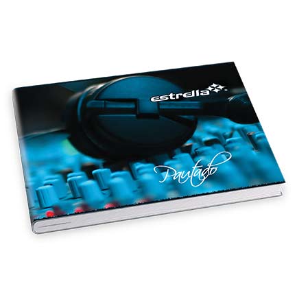 Cuaderno estrella pautado engrapado italiana 20 hjs