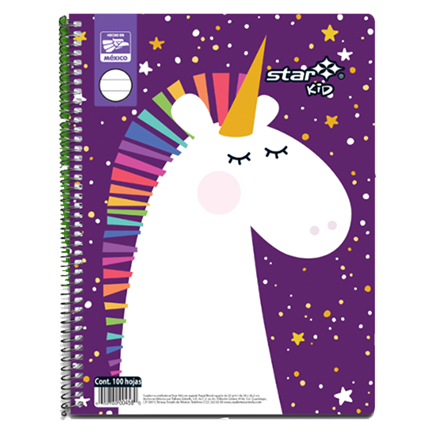 Cuaderno estrella profesional raya 100h kid