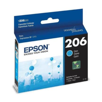 Cartucho de Tinta Cian Epson T206