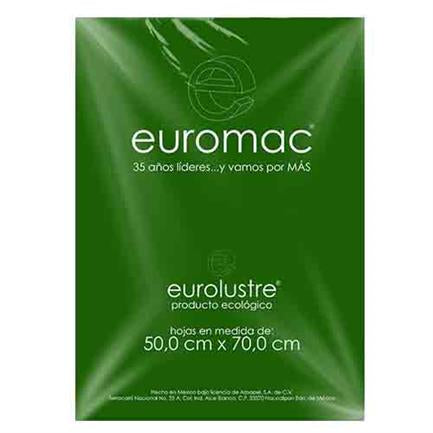 Papel lustre euromac verde bandera 50x70 25 hojas