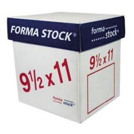 Papel formastock blanco 9.5 x 5.5 1tanto c/3000