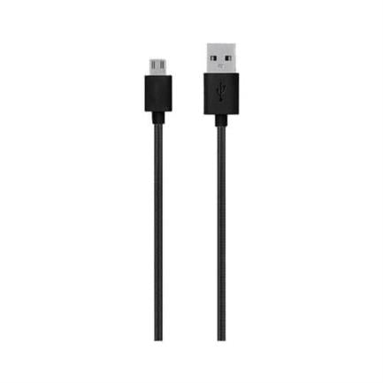 Cable grixx micro usb nylon 1 m negro