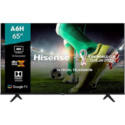 Televisor Hisense A6HV 65" UHD 4K Smart TV Resolución 3840x2160 Google TV/Wi-Fi Dolby Vision