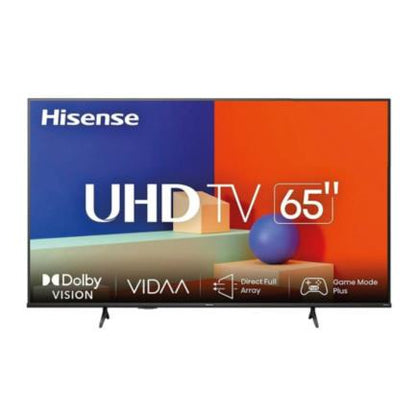 Televisor Hisense 65A65KV 65" Smart TV VIDAA 4K UHD Resolución 3840x2160 Wi-Fi