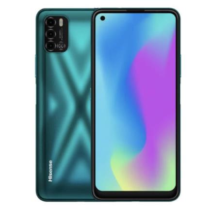 Smartphone Hisense E50 4G LTE 6.55" HD Face ID 128GB/4GB Cámara 13MP+5MP+2MP/8MP Octacore Android 11 Color Verde