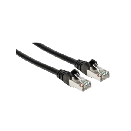 Cable Intellinet Red Cat6a S/FTP RJ45 50 Micras 0.9m Color Negro