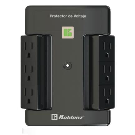 Supresor Picos Koblenz PV-2500 D 2500 VA/2000W 6 Contactos Desconexión Automática con Alto o Bajo Voltaje