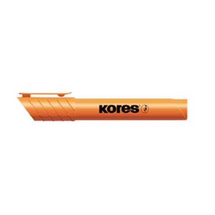 Resaltador kores k-marker xh12 naranja c/12