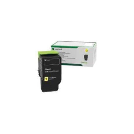 Toner lexmark amarillo rendimiento extra alto