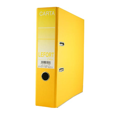 Registrador lefort 1530 ojillo rado carta amarillo s/index