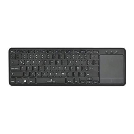 Teclado Inalámbrico Perfect Choice Touch Pad Compatible con PC/Smart TV Color Negro