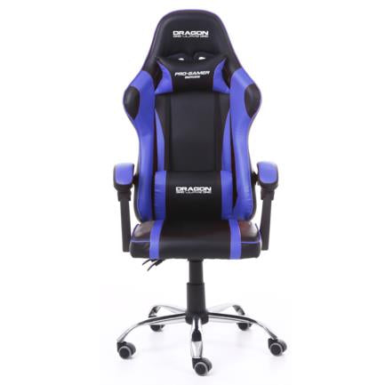 Silla Gamer Ergonómica Dragón XT Modelo Falkor Color Azul-Negro