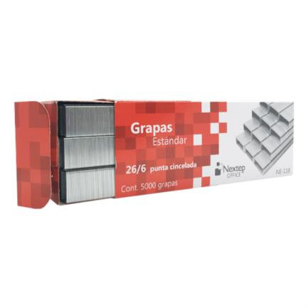 Grapas Estándar Nextep 26/6 C/5000