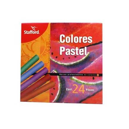 Colores Stafford Pastel en Seco Estuche C/24