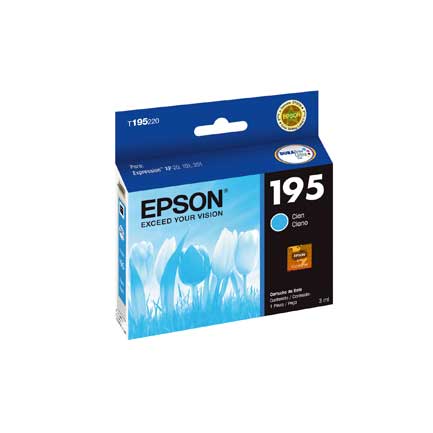Tinta Epson T195 Xp-101 201 211 CyanTinta Epson T195 Xp-101 201 211 Cyan