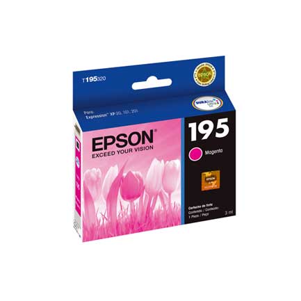 Tinta Epson T195 Xp-101 201 211 Magenta