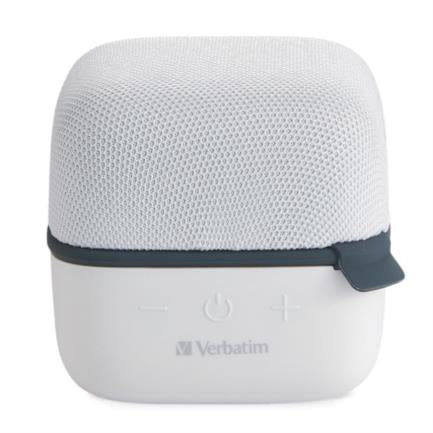 Bocina Verbatim Cube Inalámbrica Bluetooth Color Blanco