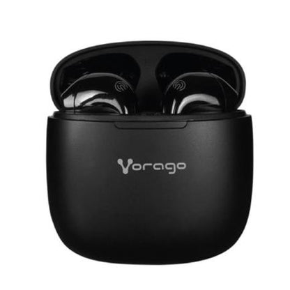 Audífonos Vorago ESB-305 Bluetooth TWS IPX6 Manos Libres Control Táctil Color Negro