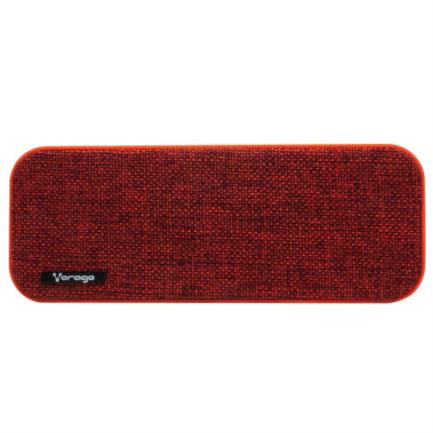 Bocina Vorago BSP-150 Bluetooth/MSD/USB/3.5mm Tela Color Rojo