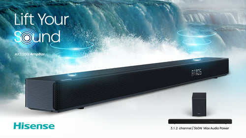 Barra de Sonido Hisense 3.1.2 Ch Soundbar With Wireless subwoofer