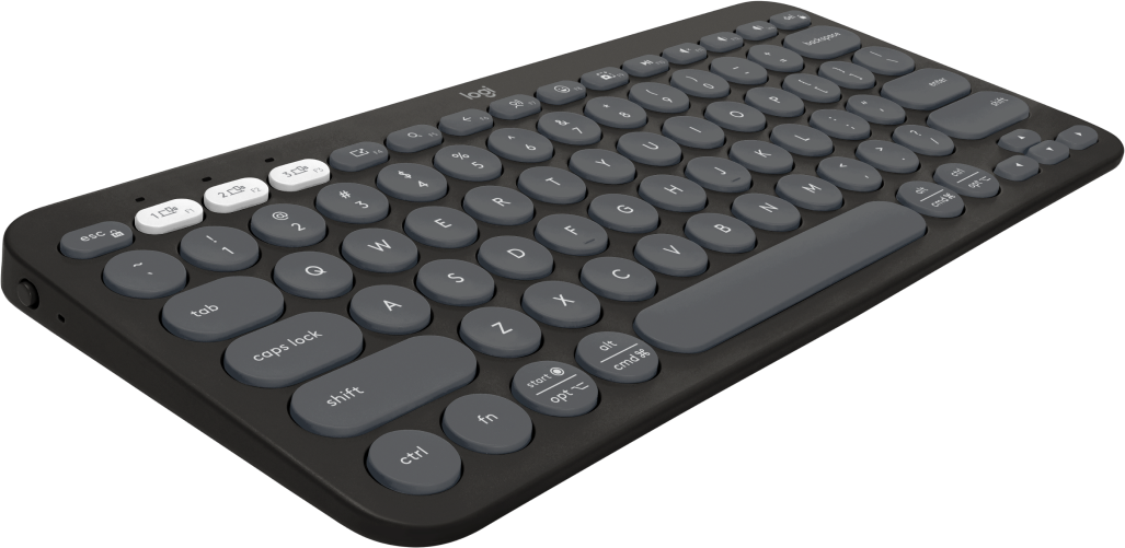 Teclado Bluetooth Logitech Pebble Keys 2 K380S color grafito