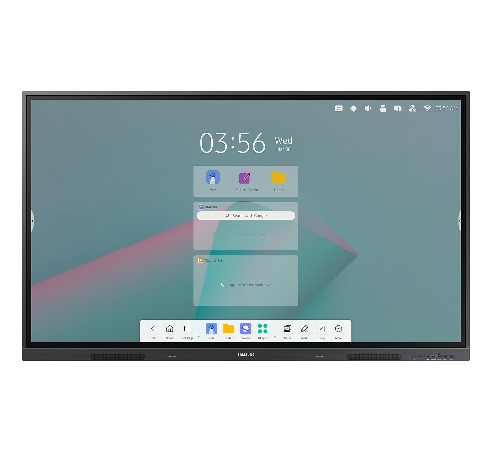 Pantalla Samsung FLIP Touch 75" Interactiva Android 11 Resolución 3840 x 2160 Panel ADS HDMI/USB/RJ45/Bluetooth