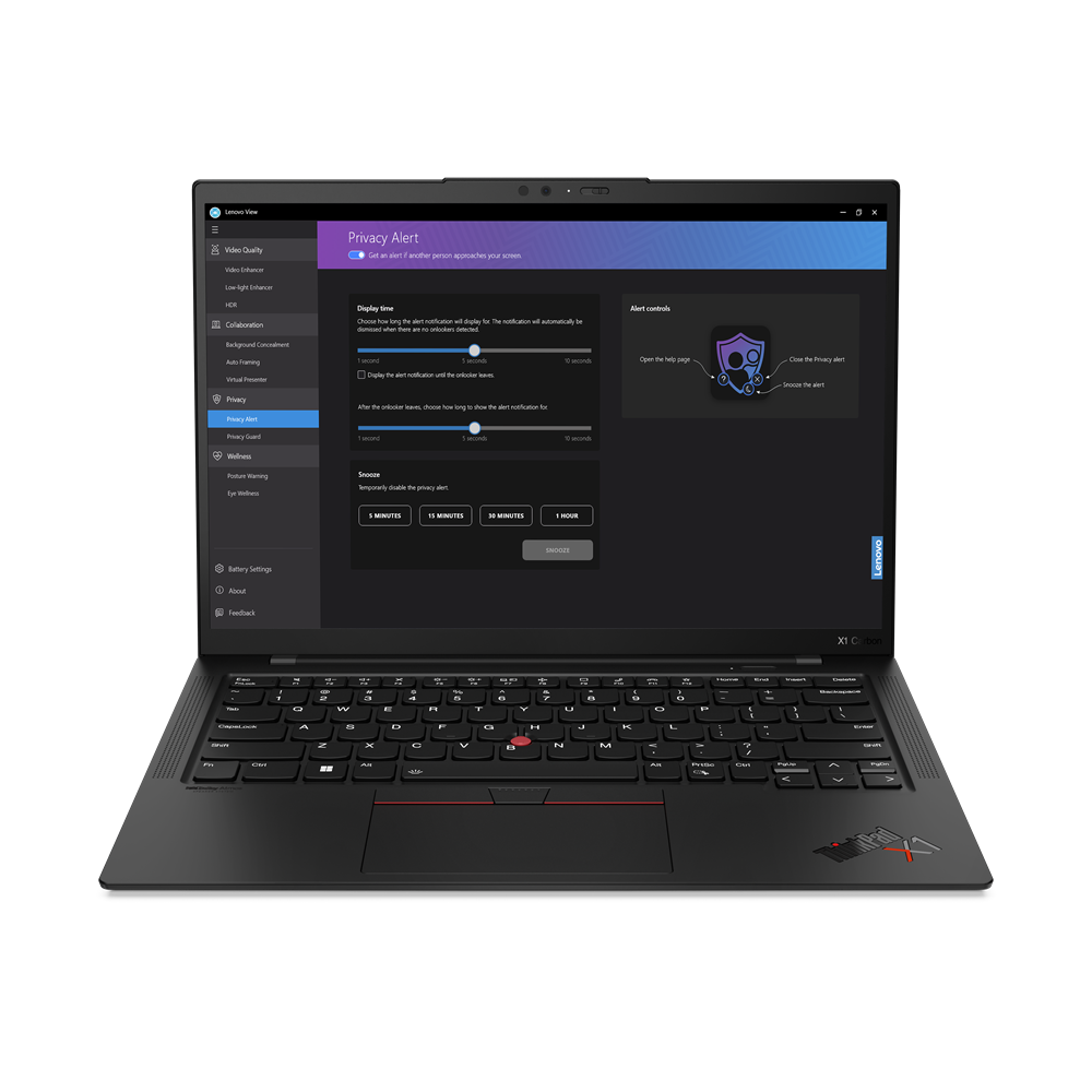 Laptop Lenovo Thinkpad X1 Carbon G11 14" Intel Core i7-1355U Disco duro 1TB SSD Ram 32GB Windows 11 Pro Color Negro