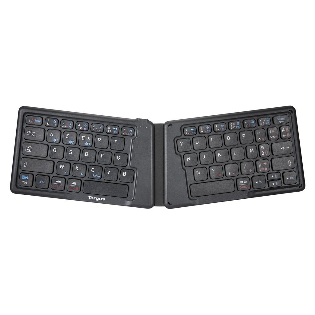Teclado Targus Inalámbrico Plegable Ergonómico USB Color Negro
