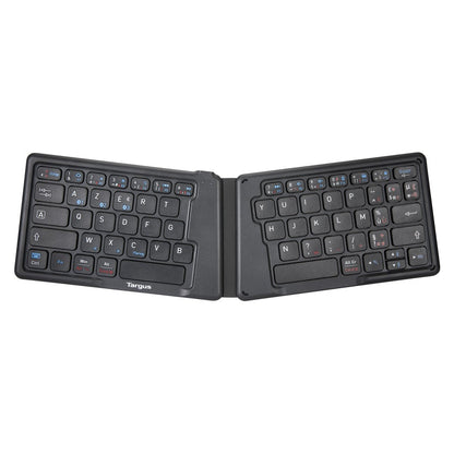 Teclado Targus Inalámbrico Plegable Ergonómico USB Color Negro