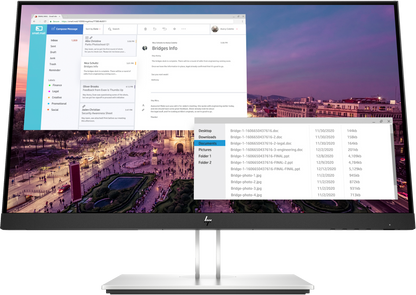 Monitor HP LED EliteDisplay E23 G4 23" FHD Resolución 1920x1080 Panel IPS