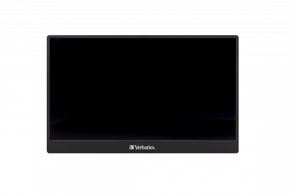 Monitor Verbatim Portátil 14" Full HD Resolución 1920x1080 Color Negro