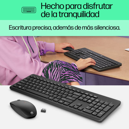 Kit Teclado y Mouse HP Inalámbrico 230 Color Blanco