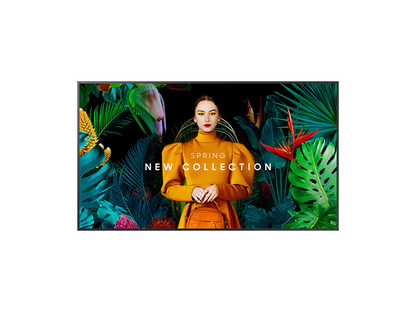 Pantalla Samsung Smart Signage 65" (LFD) Monitor Edge LED BLU UHD Resolución 3840 x 2160 Panel VA HDMI/USB/RJ45/DP