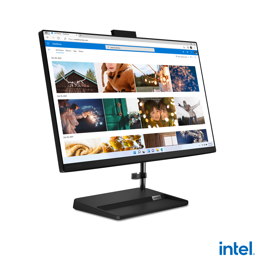 All in One Lenovo 3 24IAP7 Intel Celeron 23.8" 7305 1.10GHz 8GB 1TB  256GB SSD Windows 11 Home 64 bit Negro