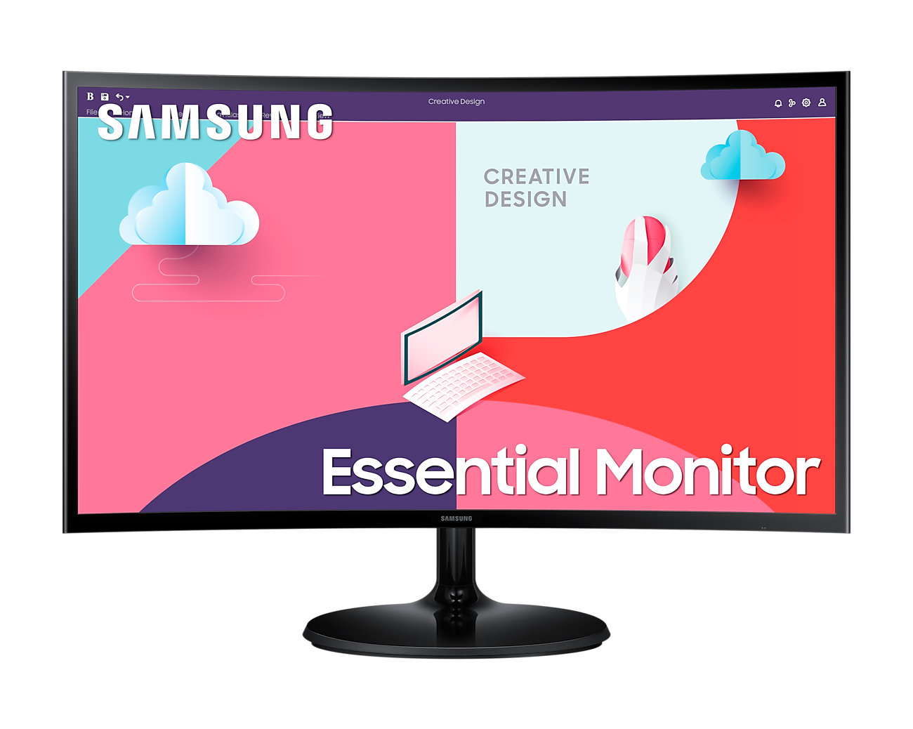Monitor Samsung LED S36C 27" Curvo FHD Resolución 1920x1080 Panel VA