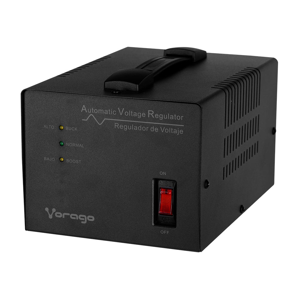 Regulador de Voltaje Vorago AVR-400 3000VA/1800W 4 Contactos para Electrodomésticos y Oficina