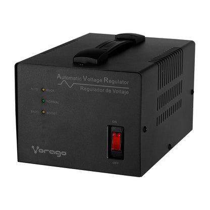 Regulador de Voltaje Vorago AVR-400 3000VA/1800W 4 Contactos para Electrodomésticos y Oficina