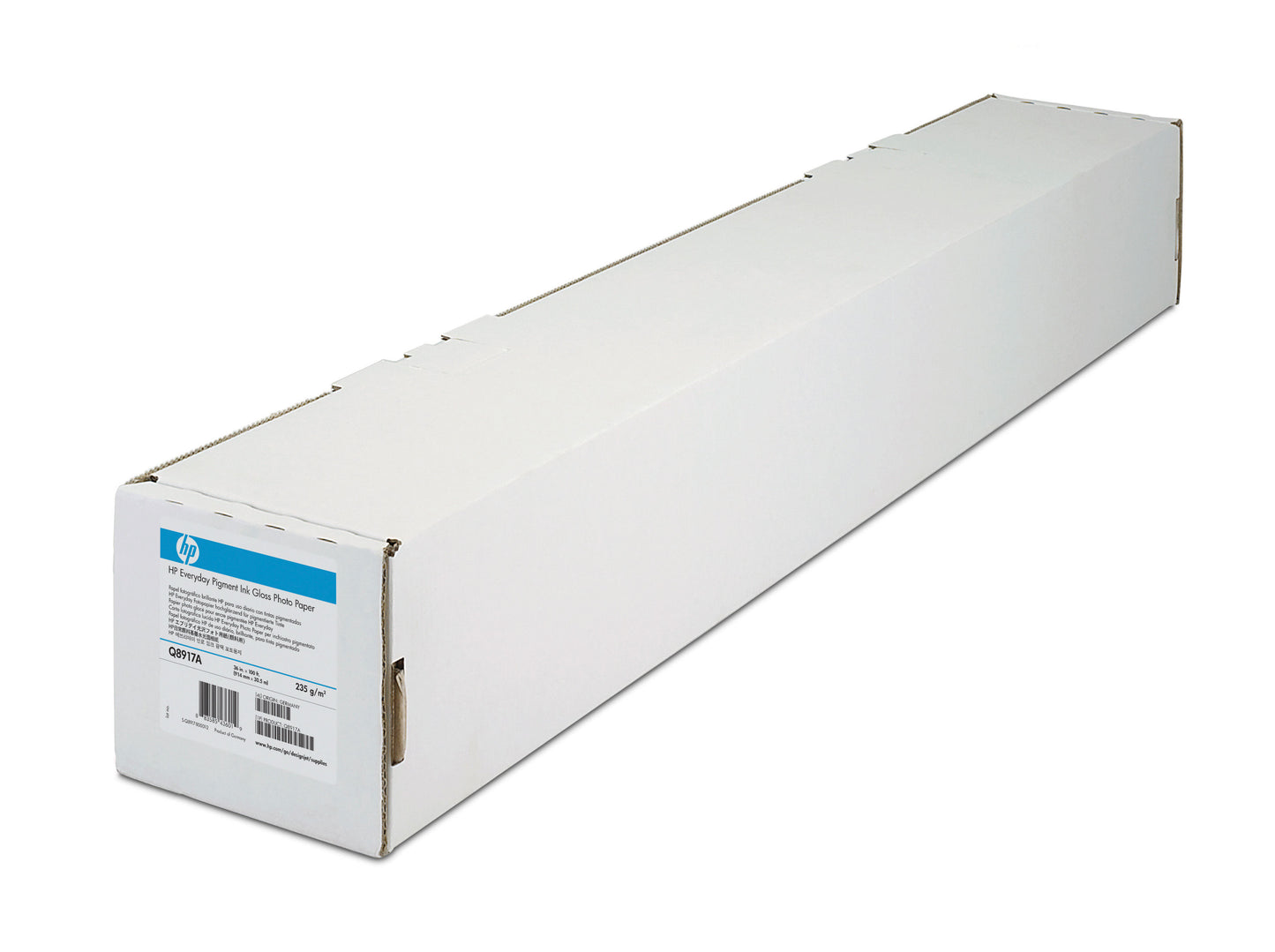 Papel hp 36"x75 ft transparente rollo desing jet